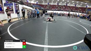 61 lbs Quarterfinal - Wrett Lawther, Rough Riders vs Lukas Ruzicka, El Reno Wrestling Club