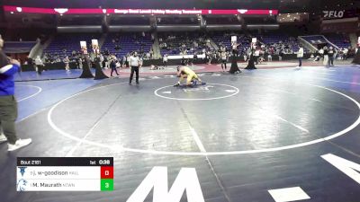 165 lbs Quarterfinal - Jonathan Wright-goodison, Hall vs Marc Maurath, Newtown