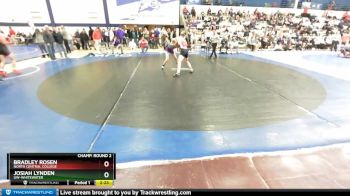 141 lbs Champ. Round 2 - Bradley Rosen, North Central College vs Josiah Lynden, UW-Whitewater