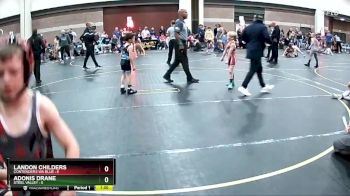 49 lbs Round 2 (4 Team) - Landon Childers, Contenders WA Blue vs Adonis Drane, Steel Valley