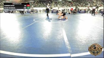 120 lbs Semifinal - Camden Davis, Coweta Tiger Wrestling vs Dacin Schmadl, Saints Youth Wrestling Club