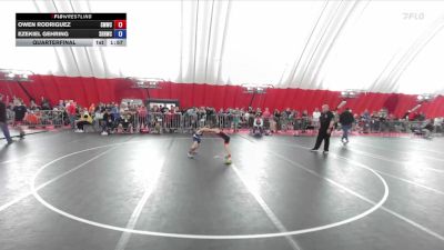 71 lbs Quarterfinal - Owen Rodriguez, Smooth Moves Wrestling Club vs Ezekiel Gehring, Slinger Red Rhinos Wrestling Club