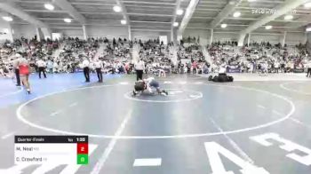 145 lbs Quarterfinal - Mekhi Neal, MD vs Christopher Crawford, PA