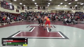 285 lbs Cons. Round 2 - Foster Myhre, Algona vs Chase Cline, Carlisle