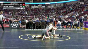 139 lbs Quarterfinal - Hayden Yacoviello-Andrus, Bermudian Springs vs Michael Gorrell, Conwell Egan