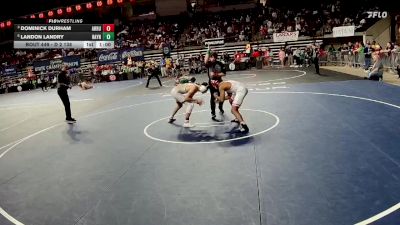 D 2 138 lbs Cons. Semi - Dominick Durham, Archbishop Rummel vs Landon Landry, Rayne