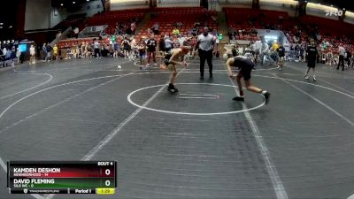 84 lbs Round 2 (6 Team) - Kamden Deshon, Neighborhood vs David Fleming, Silo WC