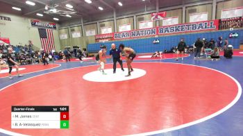 172 lbs Quarterfinal - Michael James, Central vs Brian Arredondo-Velasquez, Frontier