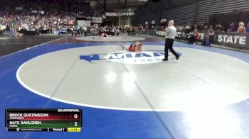 1B/2B 182 Quarterfinal - Nate Dahlgren, Forks vs Brock Gustaveson, Davenport