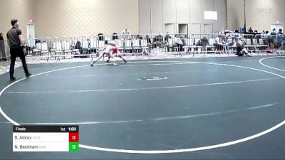 62 lbs Final - David Adcox, Tucson Pride WC vs Nathan Beckham, Ocrtc