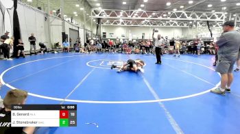 90 lbs Semifinal - Brady Genard, PA Alliance ES A vs Jack Stonebraker, Orchard WC