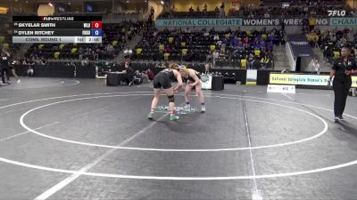 145 lbs Cons. Round 1 - Dylen Ritchey, Fort Hays State vs Skyelar Smith, West Liberty