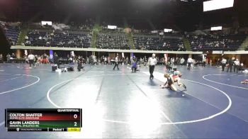 102 lbs Quarterfinal - Gavin Landers, Immortal Athletics WC vs Colton Shaffer, Moyer Elite Wrestling