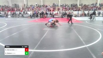 132 lbs Consi Of 8 #2 - Nick Benavides, WAR Wrestling Club vs Stetson Osborn, Cornerstone WC