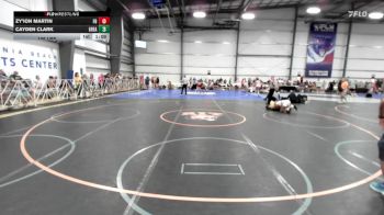 106 lbs Rr Rnd 2 - Zy'ion Martin, Flickr Boyz Trailglazers vs Cayden Clark, Great Bridge Wrestling Club