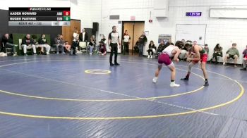 132 lbs Cons. Round 5 - Ruger Pastwik, Eden vs Aaden Howard, Jamestown