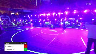 54 lbs Consi Of 8 #2 - Axton Fouts, Colorado Top Team vs Jaxon Martinez, Mat Rats Rebooted