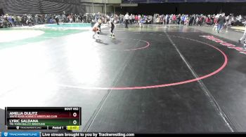 86 lbs Semifinal - Lyric Saldana, Tri-Town Bullyz Wrestling vs Amelia Dulitz, White River Hornets Wrestling Club