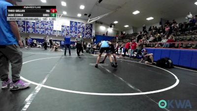 130-140 lbs Rr Rnd 5 - Theo Gelles, Perry Wrestling Academy vs Jase Coble, Division Bell Wrestling