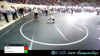 46 lbs Round Of 16 - Jett Runk, Sperry Wrestling Club vs Gauge Huffman, Vinita Kids Wrestling