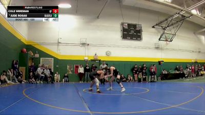 120 lbs Cons. Round 2 - Cole Wireman, Kettering Fairmont vs Jude Rosas, Blissfield