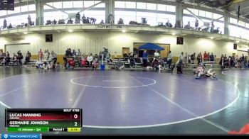 97 lbs Quarterfinal - Germaine Johnson, Indiana vs Lucas Manning, Indiana