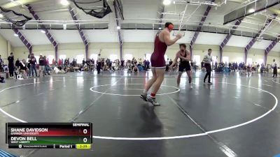 197 lbs Semifinal - Shane Davidson, Gannon University vs Devon Bell, West Liberty