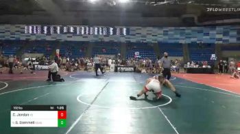 182 lbs Quarterfinal - Cael Jordan, Team Vision Quest vs Griffin Gammell, Seabolt WrAcdmy