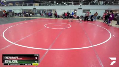 131 lbs 3rd Place Match - Danny Gatto, Clinic Wrestling FXBG vs Carter Baker, Caliber Wrestling Academy