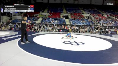 94 lbs Champ. Rd Of 64 - Ben Kinney, PA vs Colton Perry, OK