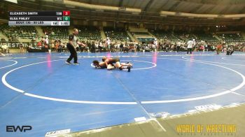 88 lbs Quarterfinal - Elizabeth Smith, Terminator Wrestling Club vs Elsa Finley, WTC