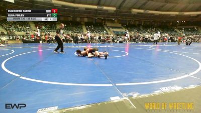 88 lbs Quarterfinal - Elizabeth Smith, Terminator Wrestling Club vs Elsa Finley, WTC