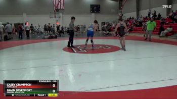 110 lbs Quarterfinal - Casey Crumpton, Alpha Elite vs Gavin Davenport, Chelsea Wrestling
