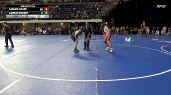130 lbs Cons. Round 3 - Conner Moser, Mollitium vs Camden Crosby, Big Lake