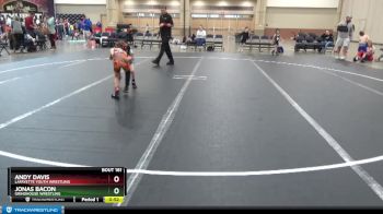 52 lbs 5th Place Match - Andy Davis, LaFayette Youth Wrestling vs Jonas Bacon, Grindhouse Wrestling