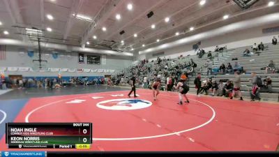 171 lbs 2nd Place Match - Noah Ingle, Cowboy Kids Wrestling Club vs Keon Norris, Sheridan Wrestling Club