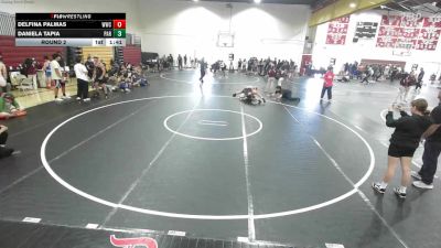 163-174 lbs Round 2 - Delfina Palmas, Wilmington Wrestling Club vs Daniela Tapia, Paramount