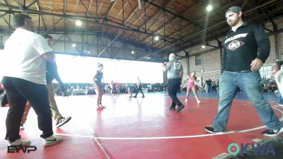 126 lbs Quarterfinal - Nikiah Lindsey, Spartan Wrestling Fort Smith vs Addison Willis, Wagoner Takedown Club