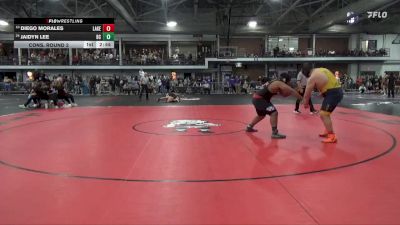 285 lbs Cons. Round 2 - Jaidyn Lee, Blackburn vs Diego Morales, Lakeland