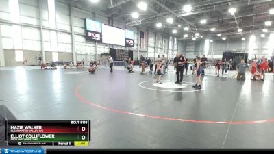 59-62 lbs Round 3 - Elliot Colliflower, Spokane Wrestling vs Mazie Walker, Clearwater Valley WC