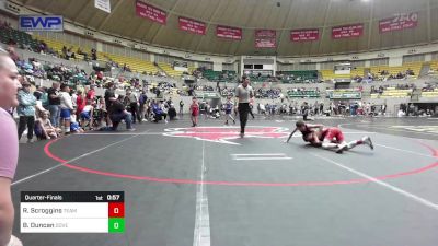 70 lbs Quarterfinal - Raylan Scroggins, Team Conquer Wrestling vs Benjamin Duncan, Dover Youth Wrestling Club