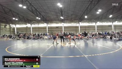 77 lbs Quarterfinals (8 Team) - Ryu Bosworth, Sublime Wrestling Academy vs Elijah Williamson, Middleton Wrestling Club