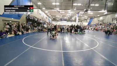 57 lbs Champ. Round 2 - Wade Ford, Payson Lions Wrestling Club vs Lincoln Phillips, Ravage