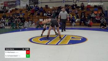 152 lbs Consolation - Rylan Matheson, Granada vs Adar Schwarzbach, Palo Alto Hs