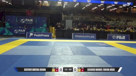 Eduardo Manuel Farfan Arias vs Gustavo Umeoka Ogawa 2025 Pan Jiu Jitsu IBJJF Championship