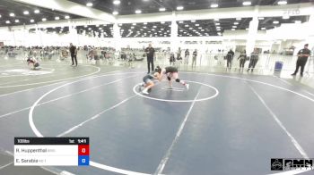 109 lbs 3rd Place - Regan Huppenthal, Brighton WC vs Emiri Sarabia, No Team