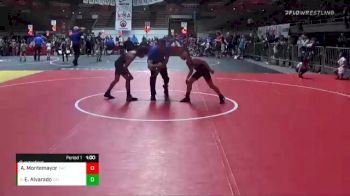 71 lbs Quarterfinal - Eli Alvarado, California vs Anthony Montemayor, Tracy Wrestling Club