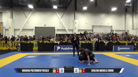 Cholena Michelle Horne vs Mariana Poltronieri Piccolo 2025 World IBJJF Jiu-Jitsu No-Gi Championship
