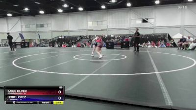 125 lbs Round 1 (6 Team) - Saige Olver, Pennsylvania vs Lexie Lopez, Colorado