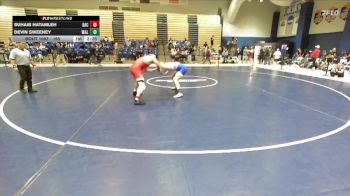 165 lbs Champ. Round 2 - Suhaib Hatamleh, Belmont Abbey vs Devin Sweeney, Washington & Lee